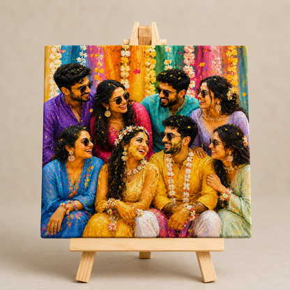 Turn Plain Images into Mini Printed Canvas Art (Print Style: Painting Effect)