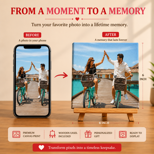 Turn Plain Images into Mini Printed Canvas Art (Print Style: Classic)