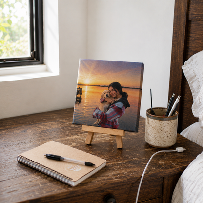 Turn Plain Images into Mini Printed Canvas Art (Print Style: Classic)