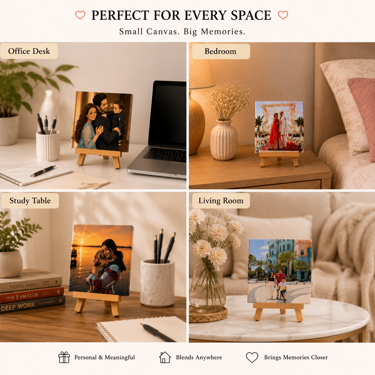 Turn Plain Images into Mini Printed Canvas Art (Print Style: Painting Effect)