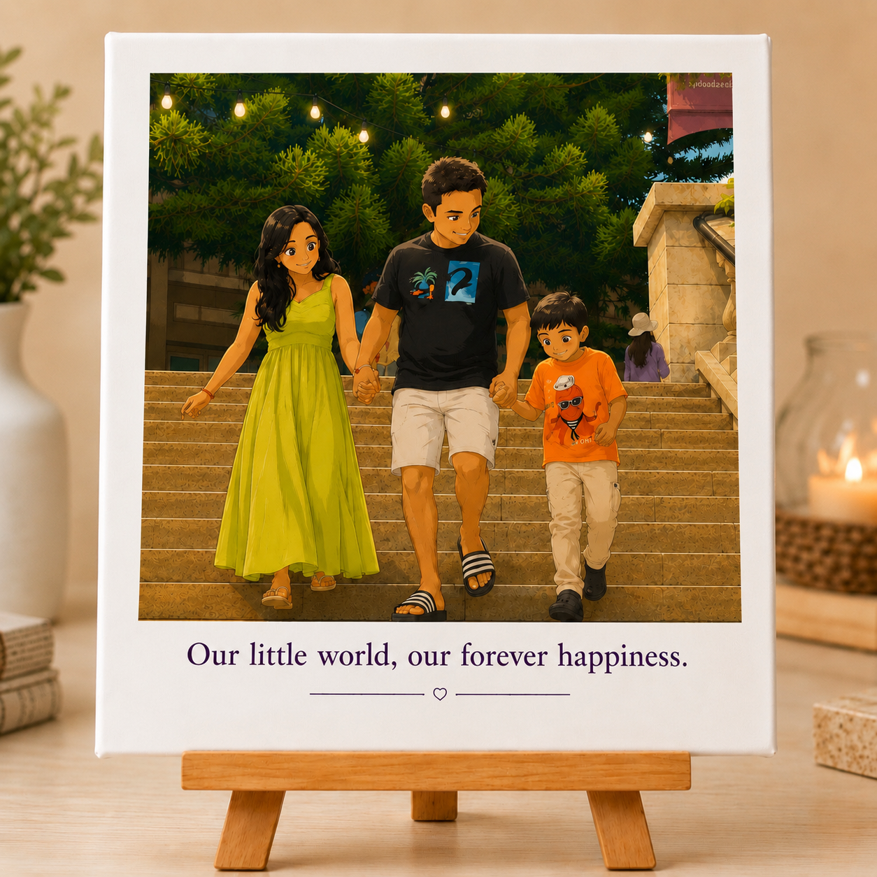 Turn Plain Images into Mini Printed Canvas Art (Print Style: Ghibli Effect)